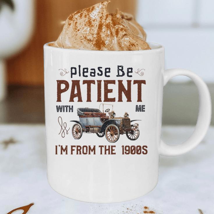 Please Be Patient I'm From The 1900s Antique Car Enthusiast Premium Tri-Blend Graphic Print Coffee Mug