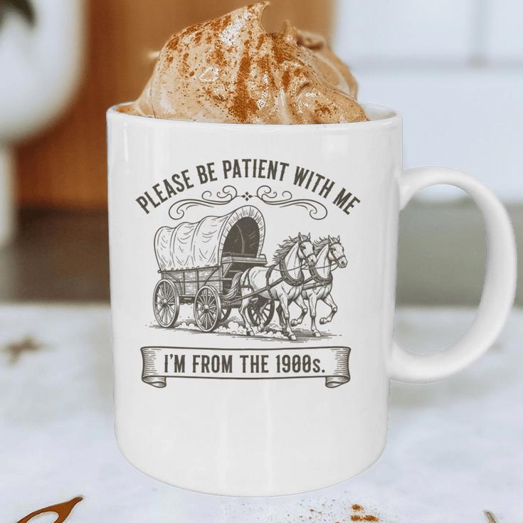 Please Be Patient With Me I'm From The 1900s Boomer Graphic Print Coffee Mug