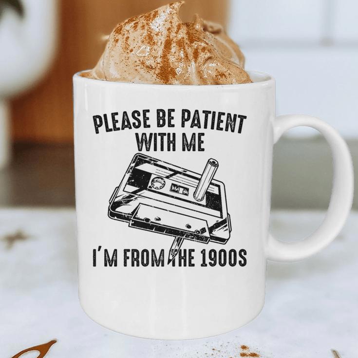 Please Be Patient With Me I'm From The 1900s Cassette Pencil Premium Graphic Print Coffee Mug Please Be Patient With Me I'm From The 1900s Cassette Pencil Premium Graphic Print Coffee Mug