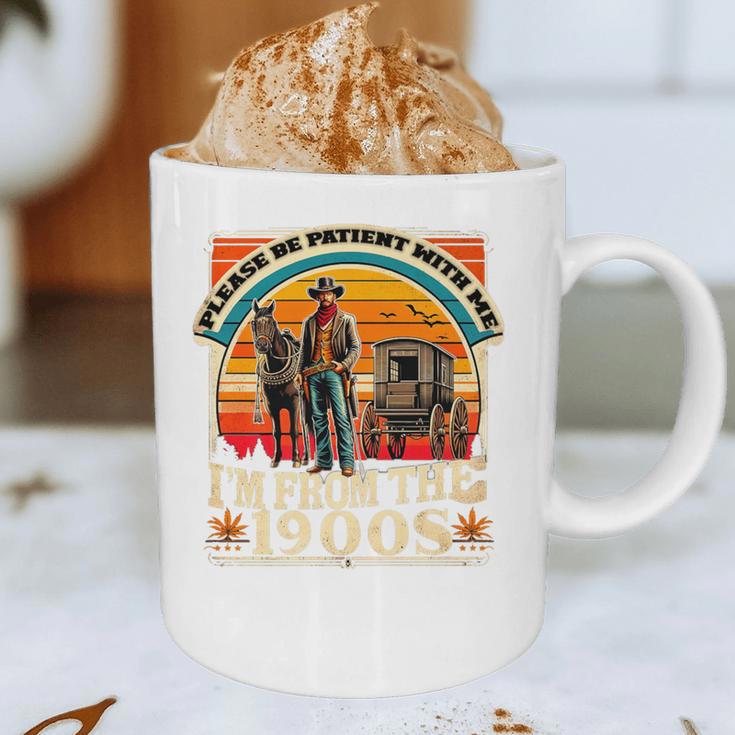 Please Be Patient With Me I'm From The 1900s Cowboy Premium Graphic Print Coffee Mug