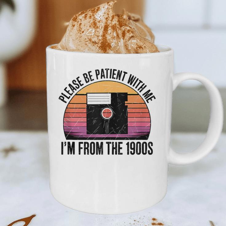 Please Be Patient With Me I'm From The 1900s Floppy Disk Graphic Print Coffee Mug
