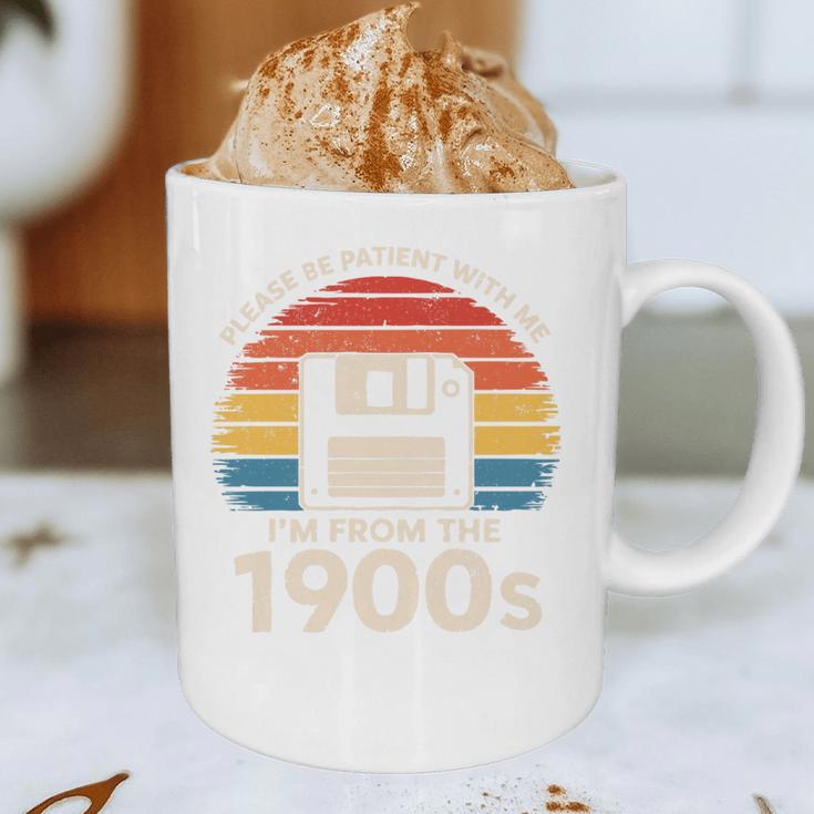 Please Be Patient With Me I'm From The 1900s Floppy Disk Premium Tri-Blend Graphic Print Coffee Mug