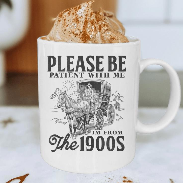 Please Be Patient I'm From The 1900s Horse Drawn Wagon Gifts Graphic Print Coffee Mug Please Be Patient I'm From The 1900s Horse Drawn Wagon Gifts Graphic Print Coffee Mug