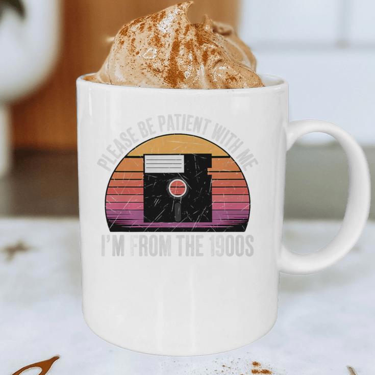 Please Be Patient With Me I'm From The 1900s PC Floppy Disk Premium Tri-Blend Graphic Print Coffee Mug