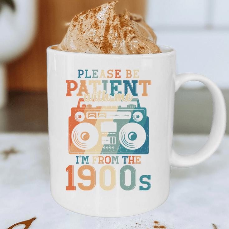 Please Be Patient With Me I'm From The 1900s Retro 90s Dad Graphic Print Coffee Mug