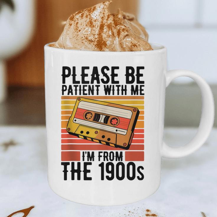Please Be Patient With Me I'm From The 1900s Retro Birthday Graphic Print Coffee Mug