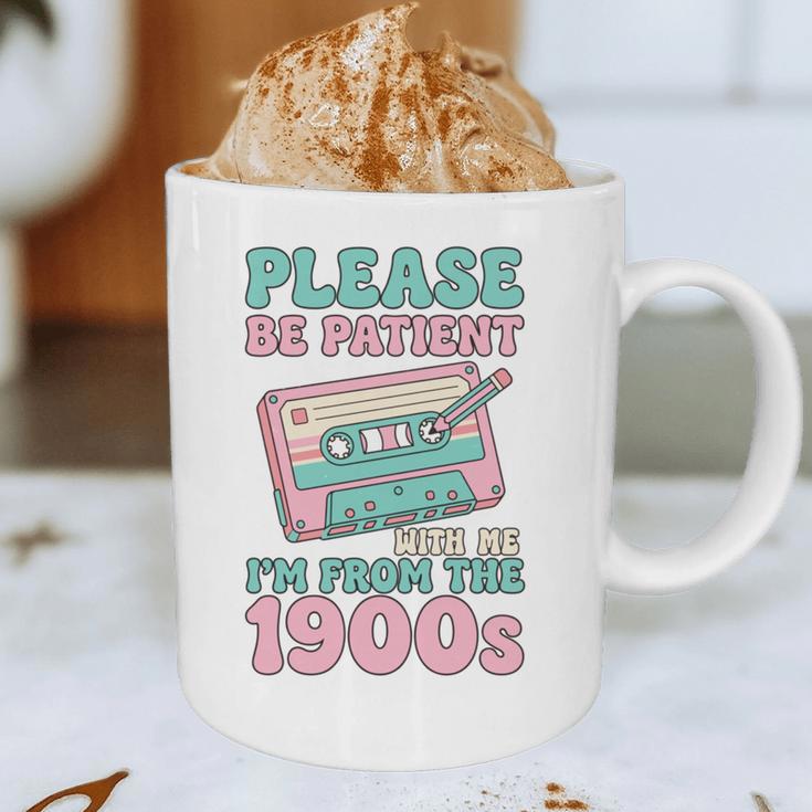 Please Be Patient With Me I'm From The 1900s Retro Cassette Graphic Print Coffee Mug Please Be Patient With Me I'm From The 1900s Retro Cassette Graphic Print Coffee Mug