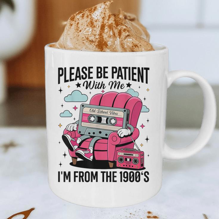Please Be Patient I'm From The 1900s Retro Cassette Graphic Print Coffee Mug