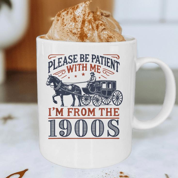 Please Be Patient With Me I'm From The 1900s Retro Nostalgic Graphic Print Coffee Mug