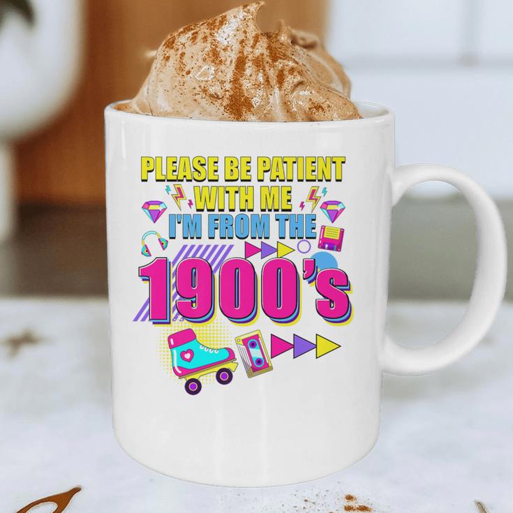 Please Be Patient With Me I'm From The 1900s Retro Vibes Premium Graphic Print Coffee Mug