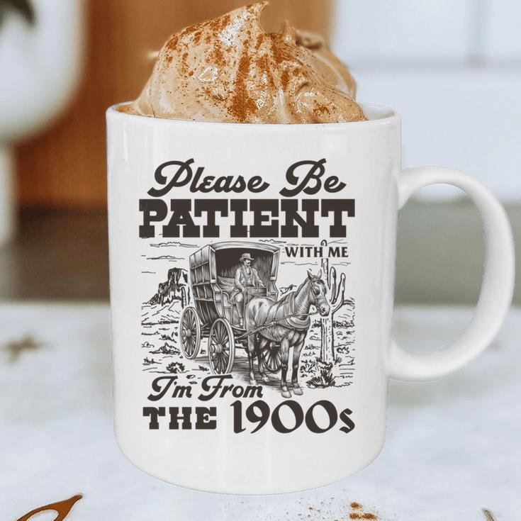 Please Be Patient I'm From The 1900s Retro Vintage Theme Graphic Print Coffee Mug