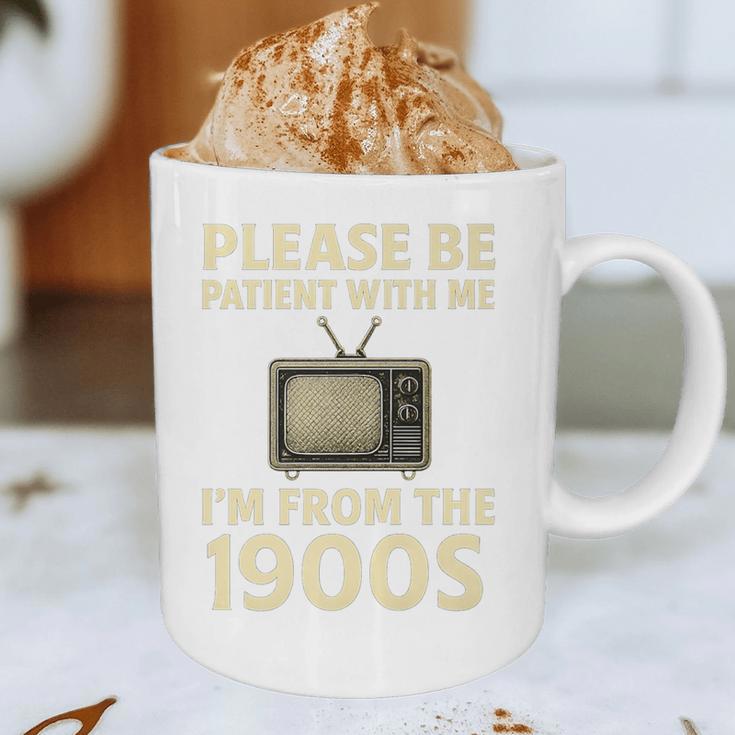 Please Be Patient With Me I'm From The 1900s Television Set Premium Graphic Print Coffee Mug Please Be Patient With Me I'm From The 1900s Television Set Premium Graphic Print Coffee Mug