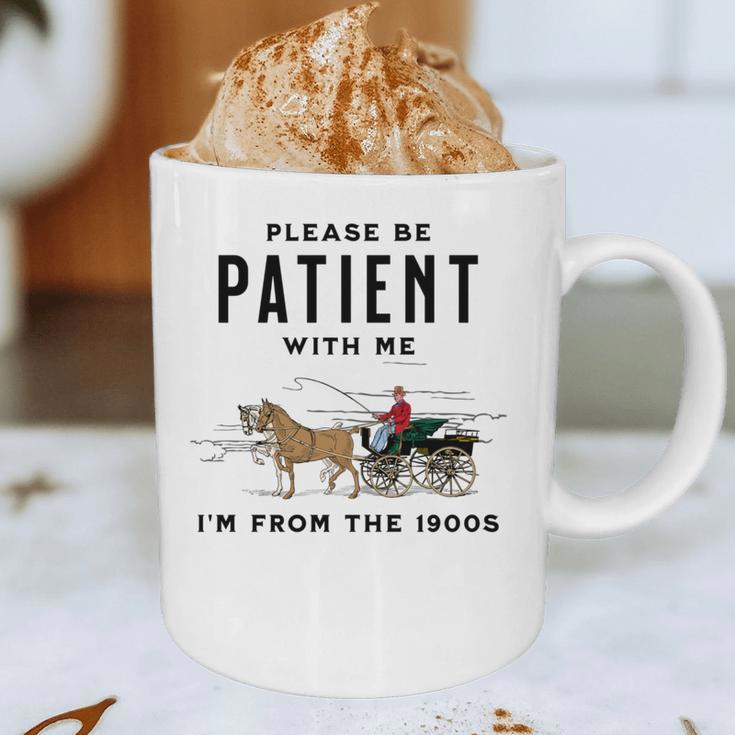 Please Be Patient I'm From The 1900s Vintage Graphic Print Coffee Mug