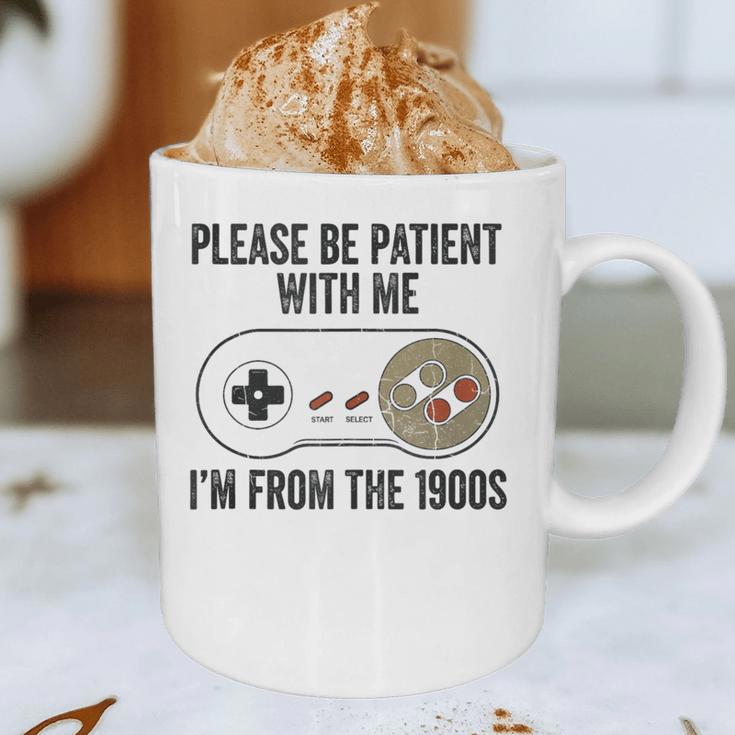 Please Be Patient With Me I'm From The 1900s Vintage Gamer Graphic Print Coffee Mug Please Be Patient With Me I'm From The 1900s Vintage Gamer Graphic Print Coffee Mug