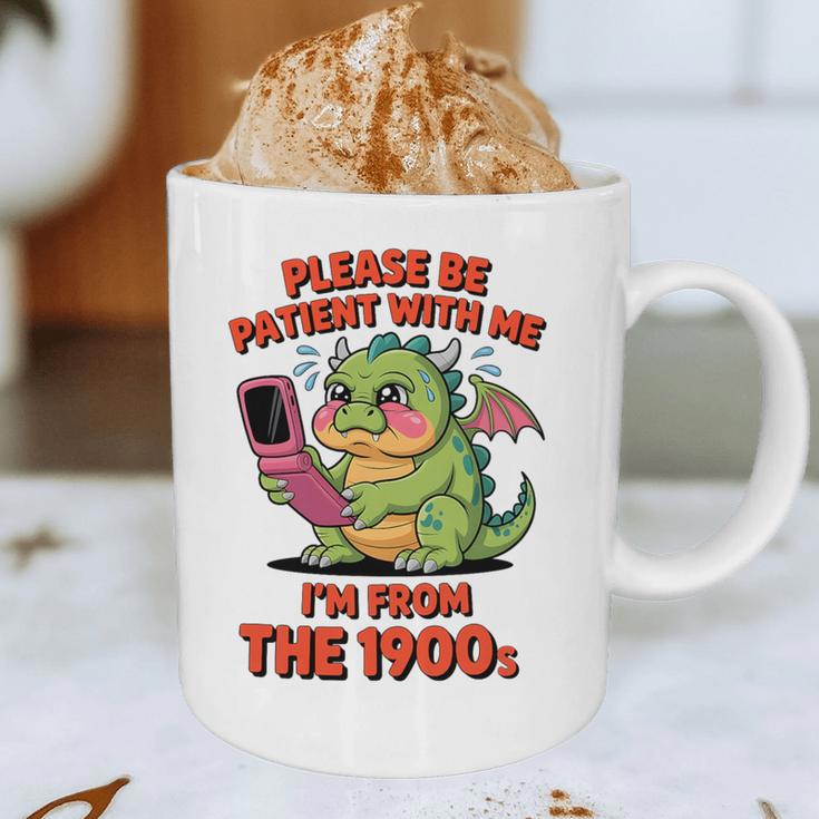 Please Be Patient I'm From The 1900s Vintage Men Women Premium Tri-Blend Graphic Print Coffee Mug