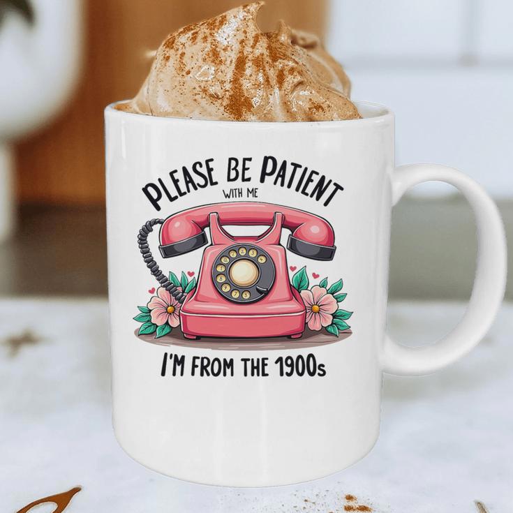 Please Be Patient With Me I'm From The 1900s Women Girl Premium Tri-Blend Graphic Print Coffee Mug Please Be Patient With Me I'm From The 1900s Women Girl Premium Tri-Blend Graphic Print Coffee Mug