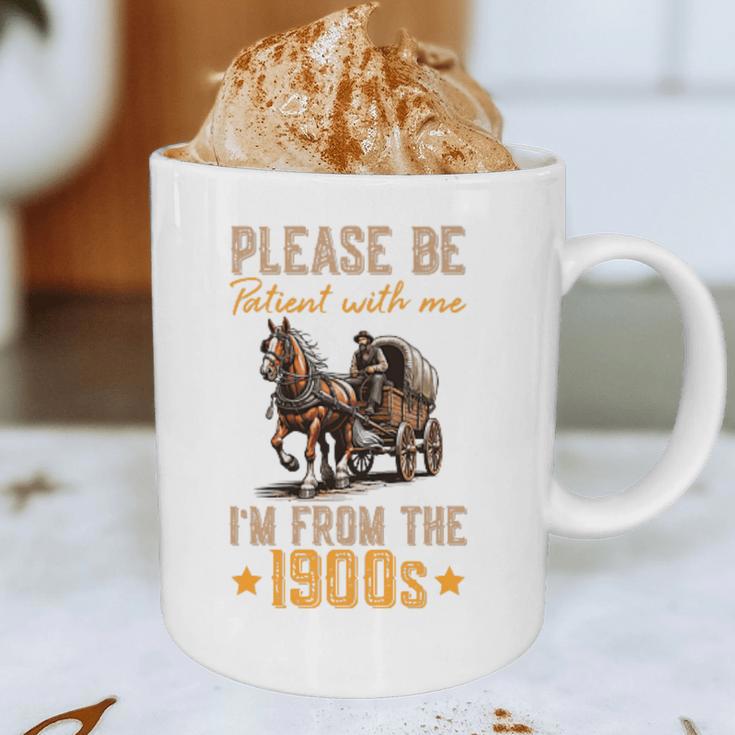 Please Be Patient With Mee I'm From The 1900s Minimalist Premium Graphic Print Coffee Mug