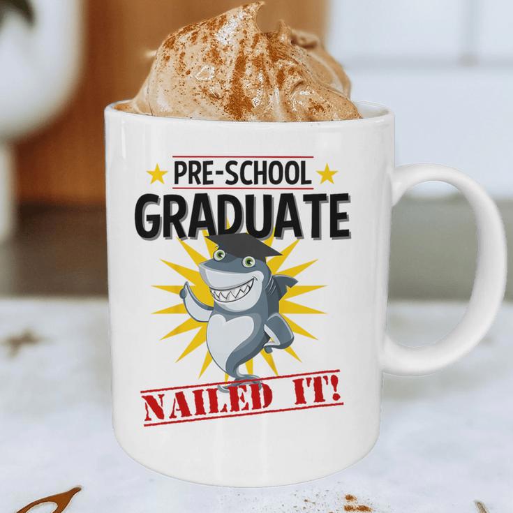 Pre K Nailed It Shirt 2019 Shark Graduation TShirt Graphic Print Coffee Mug