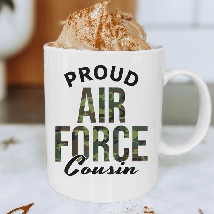 Proud Air Force Cousin Deployment Homecoming Graduation USAF Graphic Print Coffee Mug