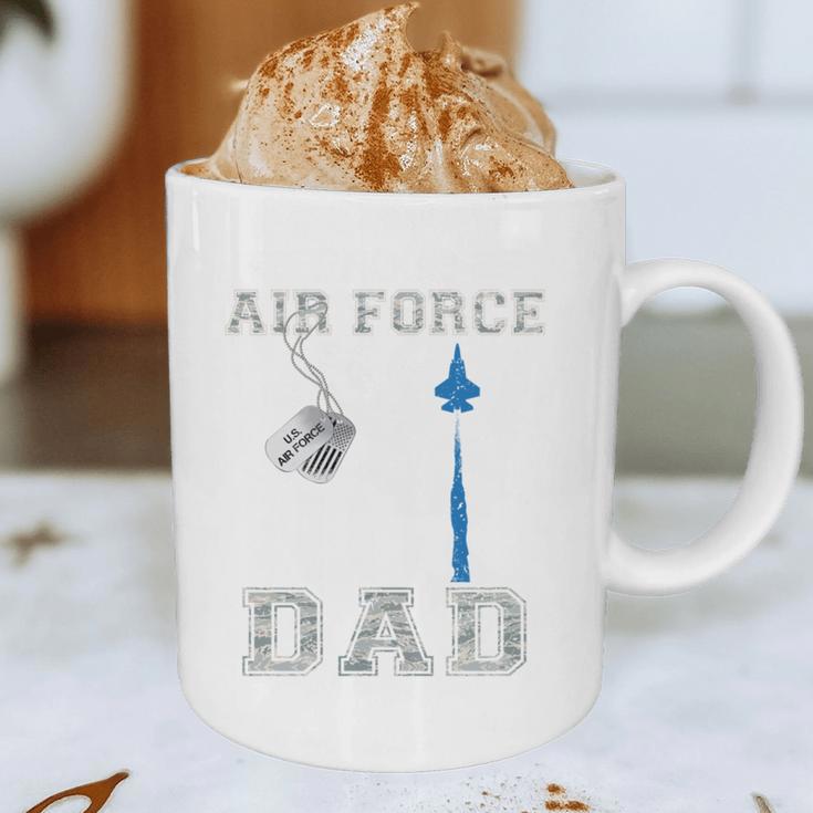 Proud Air Force Dad US Air Force Graduation Dad Graphic Print Coffee Mug