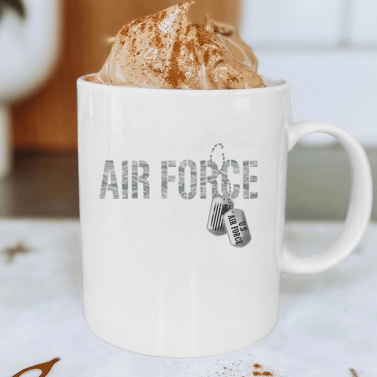 Proud Air Force Wife Air Force Graduation USAF Wife Graphic Print Coffee Mug