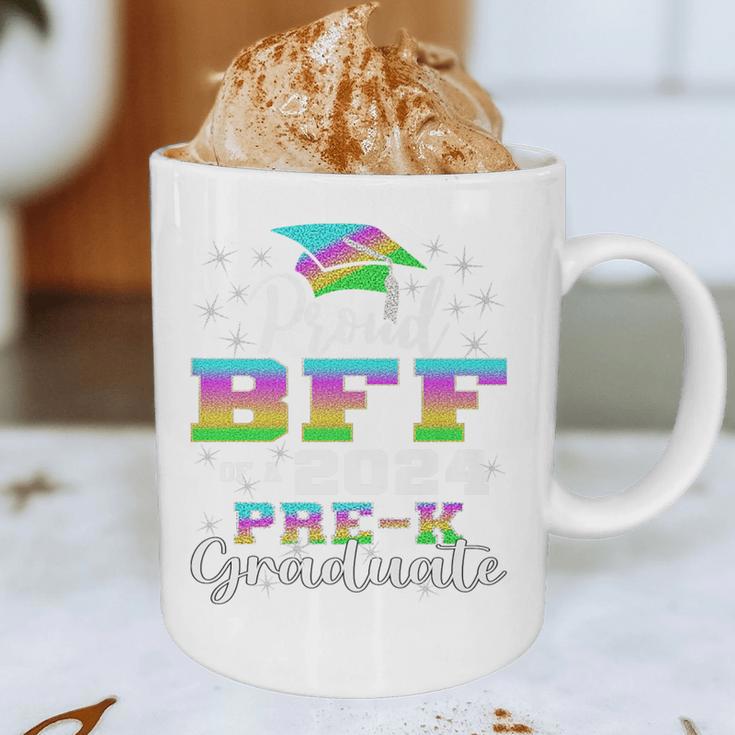 Proud Bff Of PreK School Graduate 2024 Graduation Bff Premium Graphic Print Coffee Mug