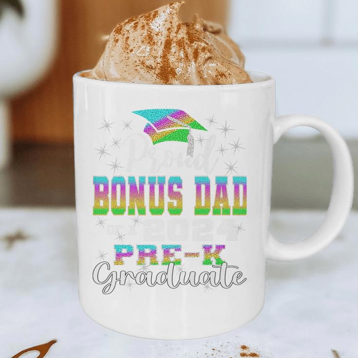 Proud Bonus Dad Of PreK School Graduate 2024 Graduation Premium Graphic Print Coffee Mug