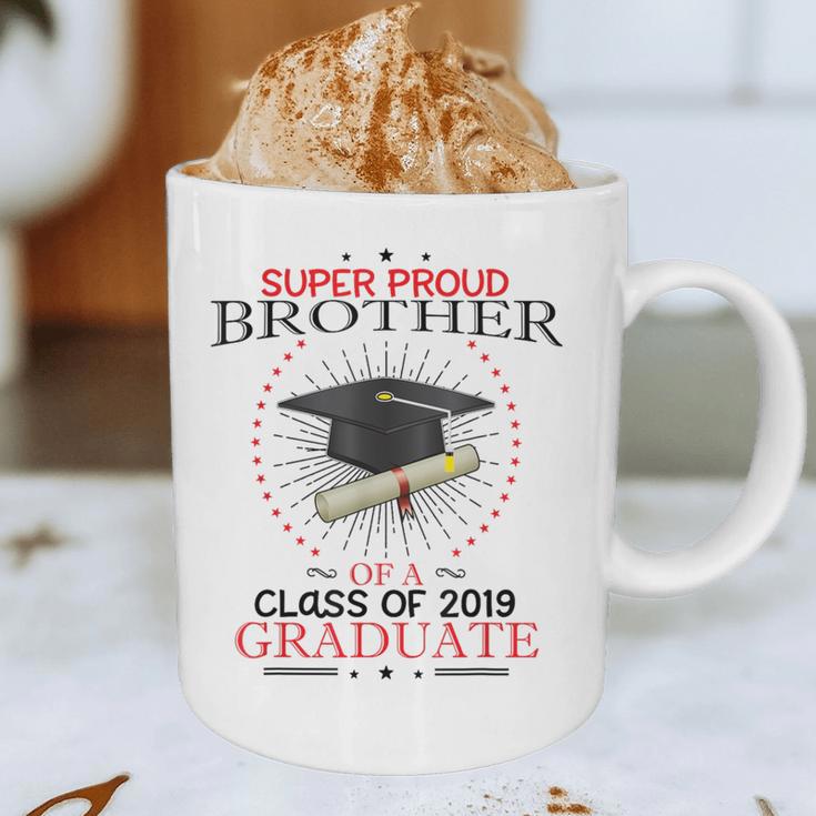 Proud Brother The Class Of 2019 Graduate Graduation Shirt Graphic Print Coffee Mug
