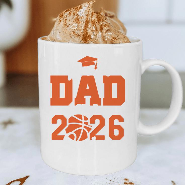 Proud Dad Of A 2026 Senior Basketball Graduation Family Graphic Print Coffee Mug
