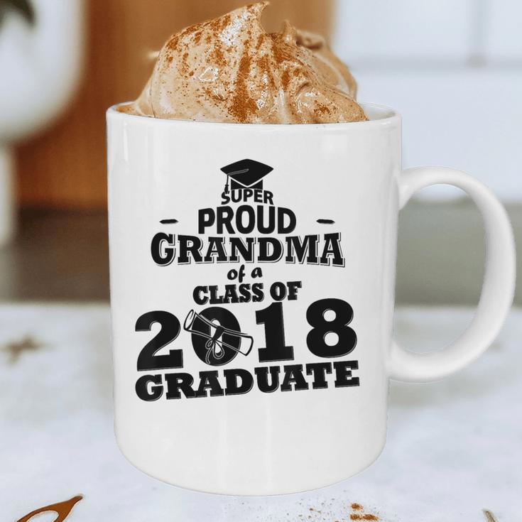 Proud Grandma Of A Class Of 2018 Tee Graduate Graduation Z1 Graphic Print Coffee Mug