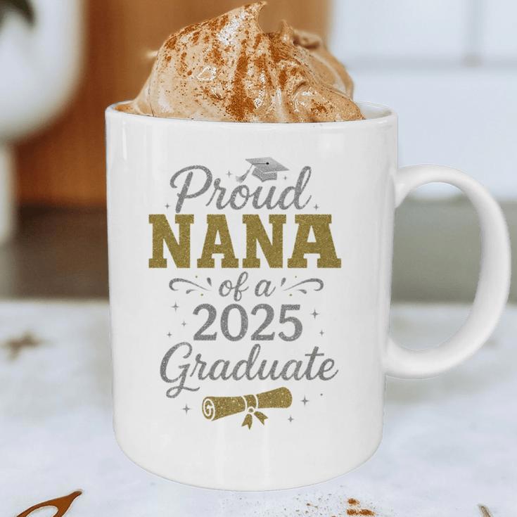 Proud Nana Of a 2025 Graduate Senior Graduation Women Premium Tri-Blend Graphic Print Coffee Mug