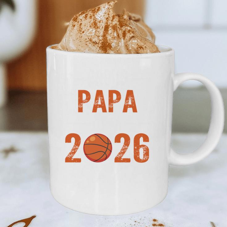 Proud PAPA Of 2026 Senior Basketball Student Graduation Graphic Print Coffee Mug