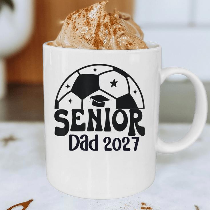Proud Senior Dad Soccer Class Of 2027 Graduation Graduate Graphic Print Coffee Mug