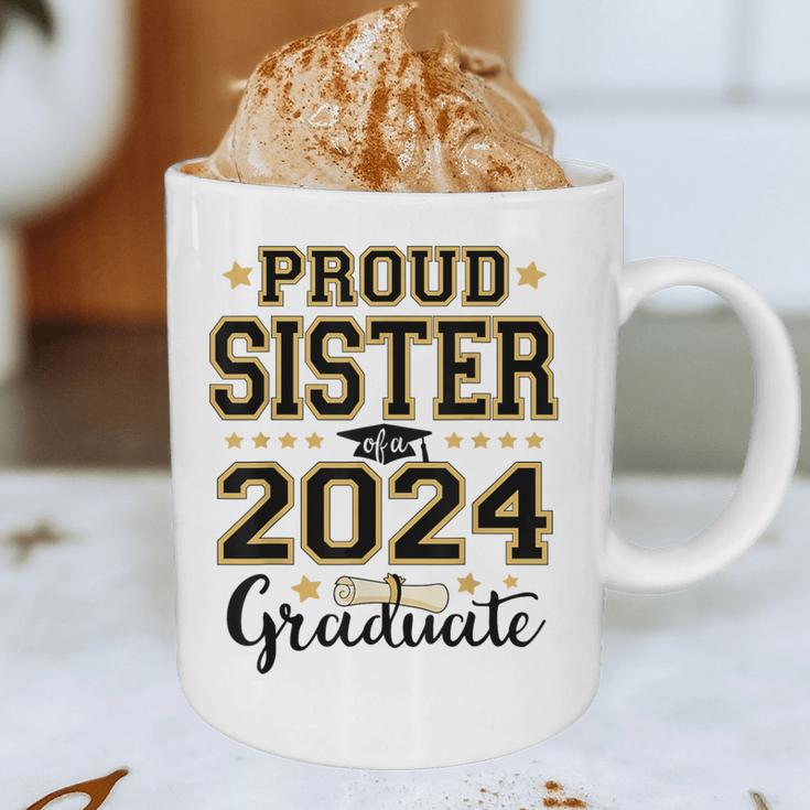 Proud Sister Of A 2024 Graduate Senior Graduation Graphic Print Coffee Mug