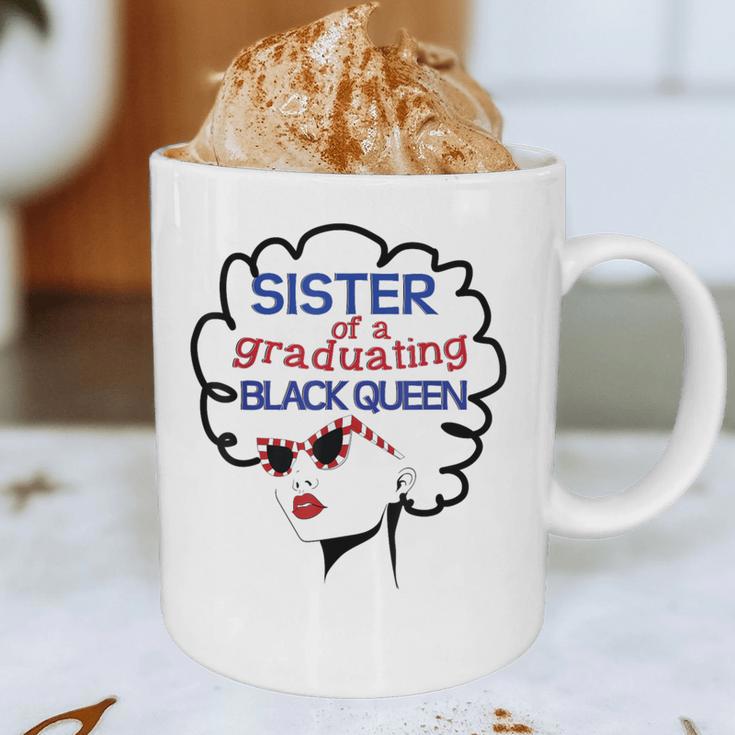 Proud Sister Queen Graduation Shirt African American Graphic Print Coffee Mug