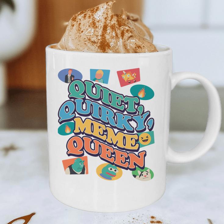 Quiet Quirky Meme Queen Introvert Anti People Meme Lovers Graphic Print Coffee Mug Quiet Quirky Meme Queen Introvert Anti People Meme Lovers Graphic Print Coffee Mug