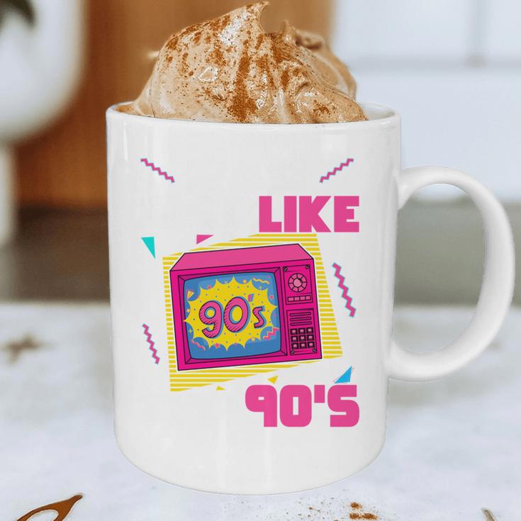 Rad Just Like The 90s 90s Aesthetic Nostalgia 1990s Retro Graphic Print Coffee Mug