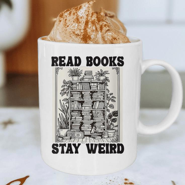 Read Books Stay Weird Book Lover Joke Introvert Reading Graphic Print Coffee Mug Read Books Stay Weird Book Lover Joke Introvert Reading Graphic Print Coffee Mug