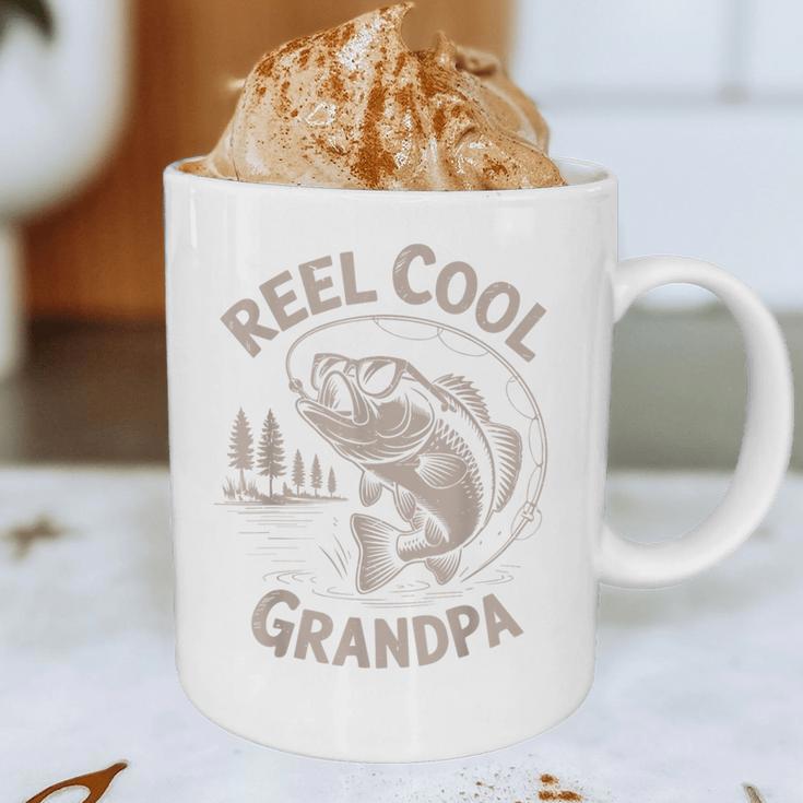 Reel Cool Great Grandpa Step Dad Fishing Father Day Graphic Print Coffee Mug Reel Cool Great Grandpa Step Dad Fishing Father Day Graphic Print Coffee Mug
