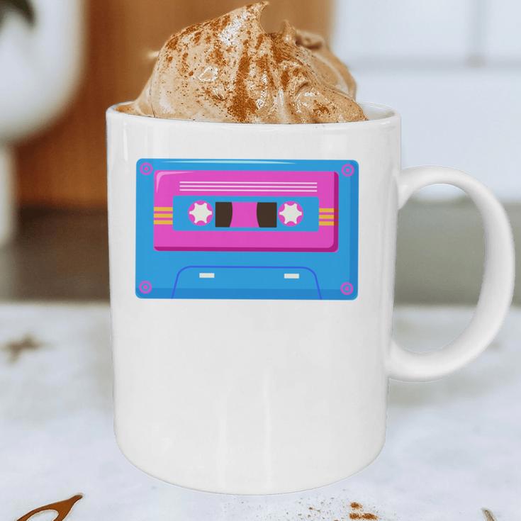 Retro Cassette Tape Tee 90s Nostalgia Aesthetic Graphic Print Coffee Mug