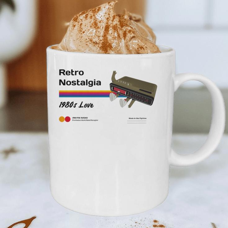 Retro Nostalgia 1980s Love Graphic Premium Tri-Blend Graphic Print Coffee Mug