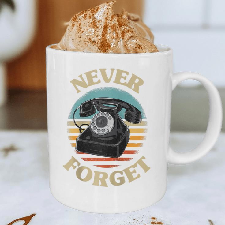 Retro Phone Never Forget Nostalgia Vintage Raglan Baseball Tee Graphic Print Coffee Mug Retro Phone Never Forget Nostalgia Vintage Raglan Baseball Tee Graphic Print Coffee Mug