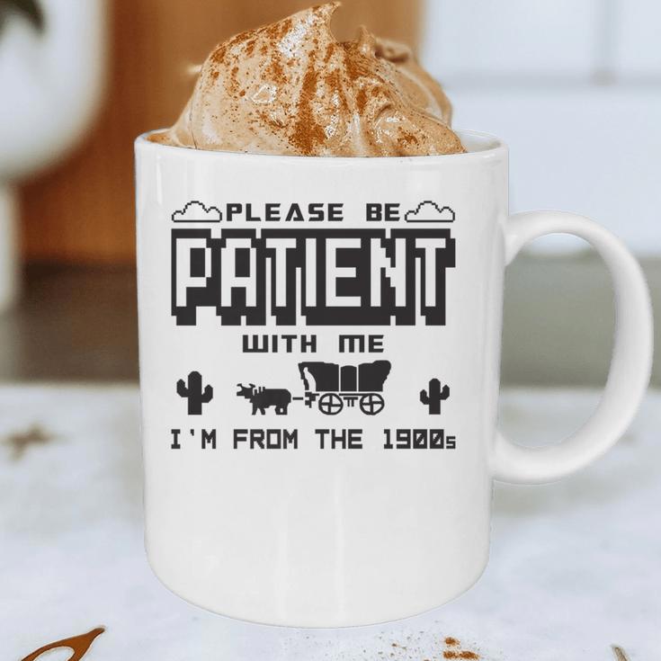 Retro Please Be Patient With Me I'm From The 1900s Premium Graphic Print Coffee Mug