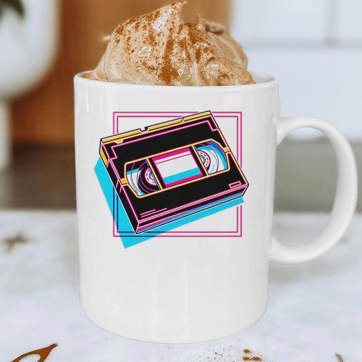 Retro VHS Vaporwave Video Cassette Nostalgia Geek Chic Premium Tri-Blend Graphic Print Coffee Mug Retro VHS Vaporwave Video Cassette Nostalgia Geek Chic Premium Tri-Blend Graphic Print Coffee Mug