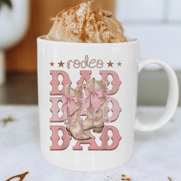 Rodeo Dad Pink Boots Coquette Cow-Girl Birthday Party Graphic Print Coffee Mug