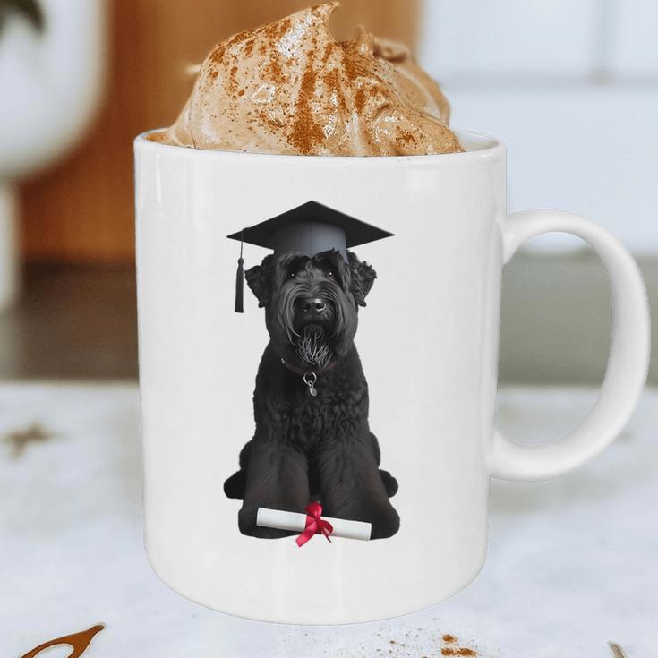 Russian Terrier Dog Graduation Cap Graduate Owner Grad Graphic Print Coffee Mug