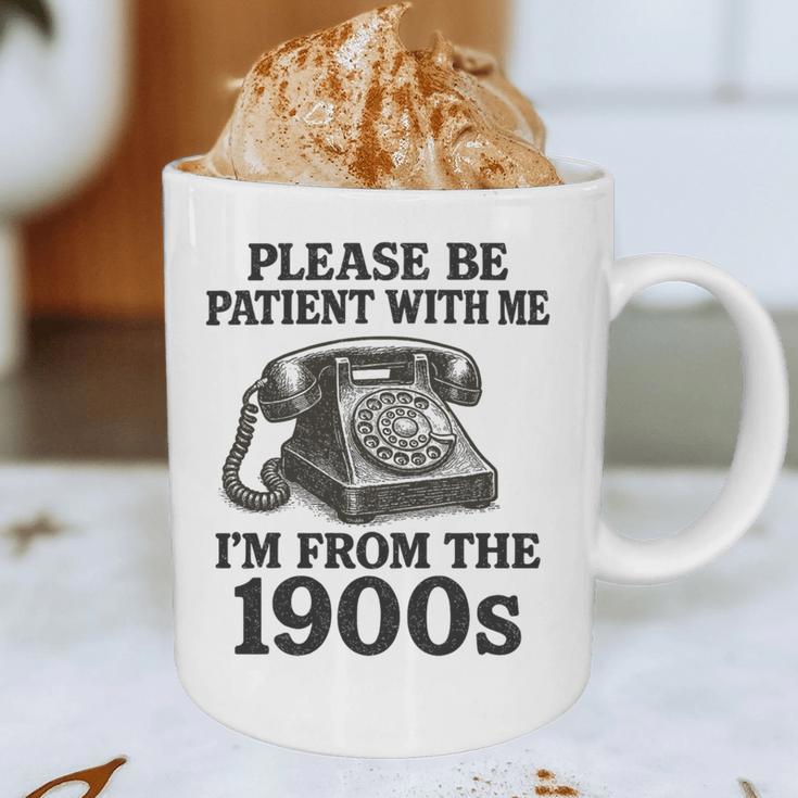 Sarcastic Please Be Patient I'm From The 1900s Premium Tri-Blend Graphic Print Coffee Mug Sarcastic Please Be Patient I'm From The 1900s Premium Tri-Blend Graphic Print Coffee Mug