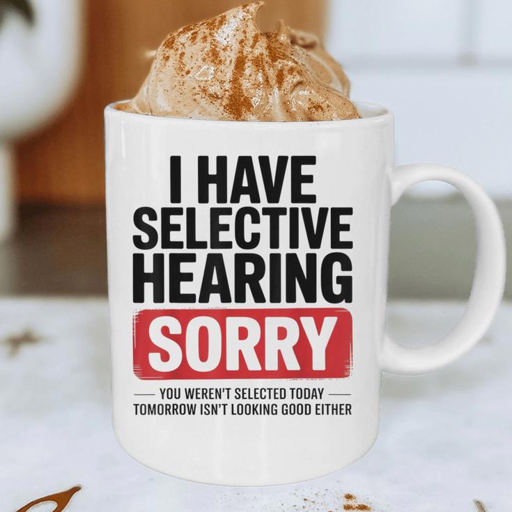 Sarcastic Sayings Introvert I Have Selective Hearing Graphic Print Coffee Mug Sarcastic Sayings Introvert I Have Selective Hearing Graphic Print Coffee Mug