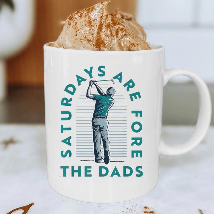Saturdays For Dads Golfer Father's Day Graphic Print Coffee Mug