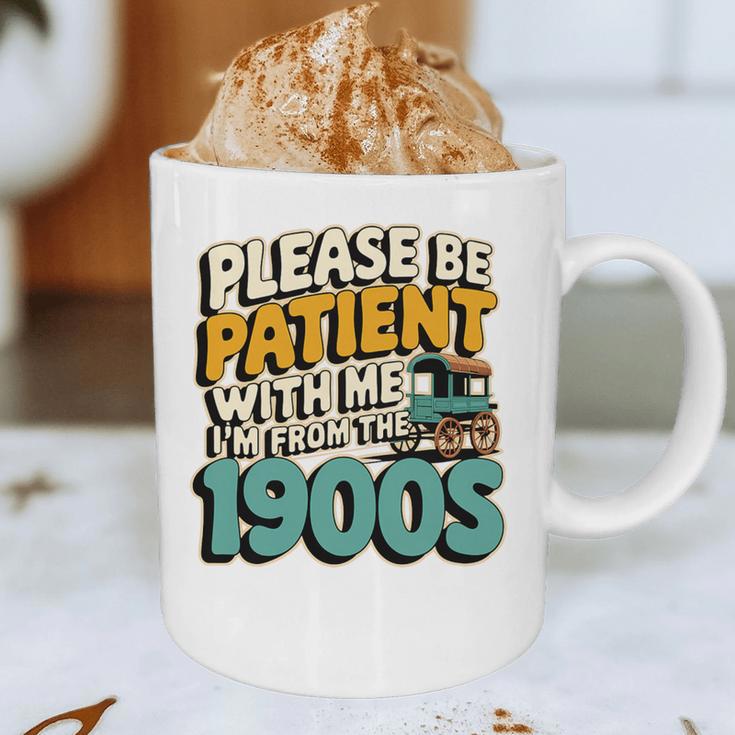Saying Please Be Patient With Me I'm From The 1900s Premium Tri-Blend Graphic Print Coffee Mug